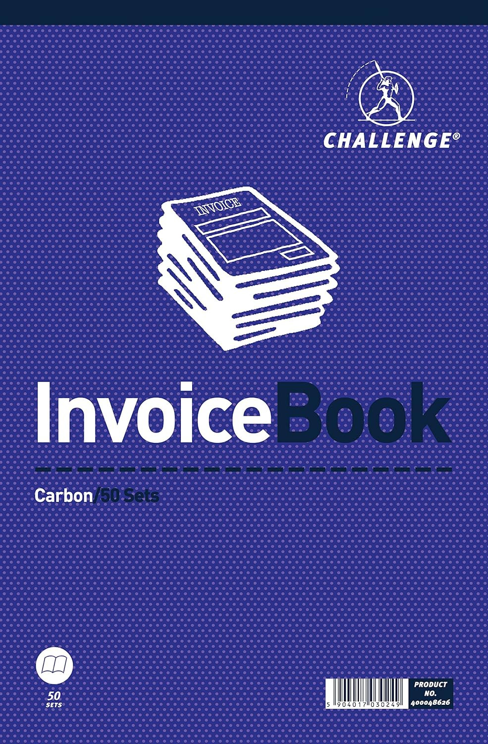 Large Duplicate Invoice Book, Carbon without Vat, 50 Pages, 1 Pack, A4 (297 X 19