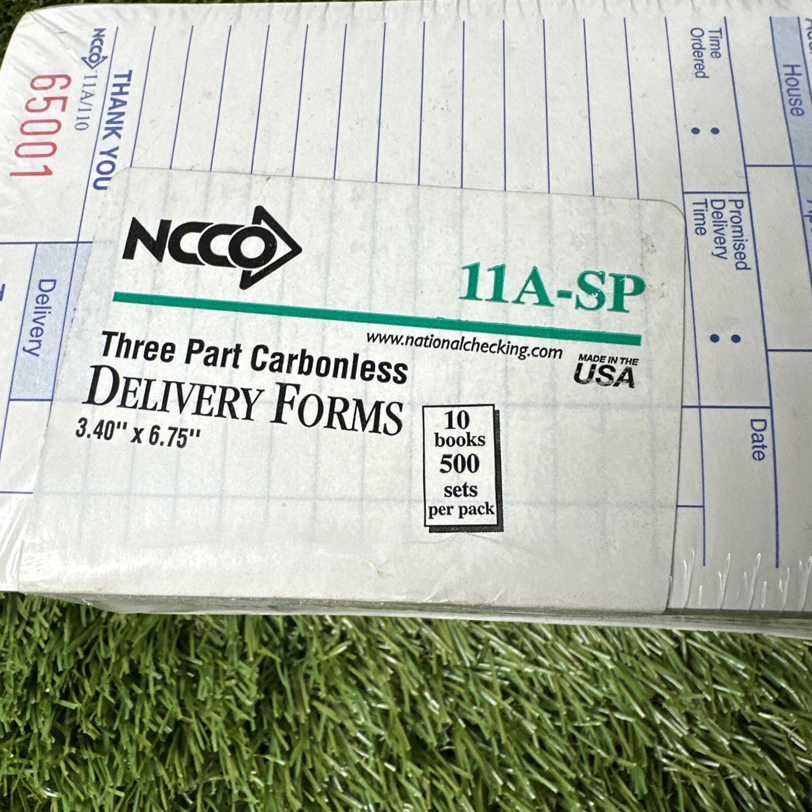 Delivery Order Form Paper Carbonless 3 Part Book 50 Sheets 10 Pack 500 Sheets