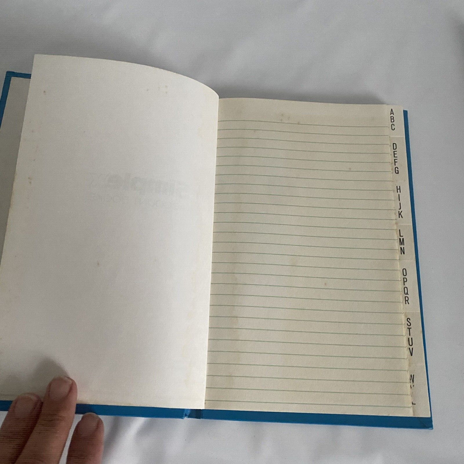 SimpleX Account Book Cash Record S.E. LEDGER BOOK NATIONAL BLANK BOOK CO. VTG