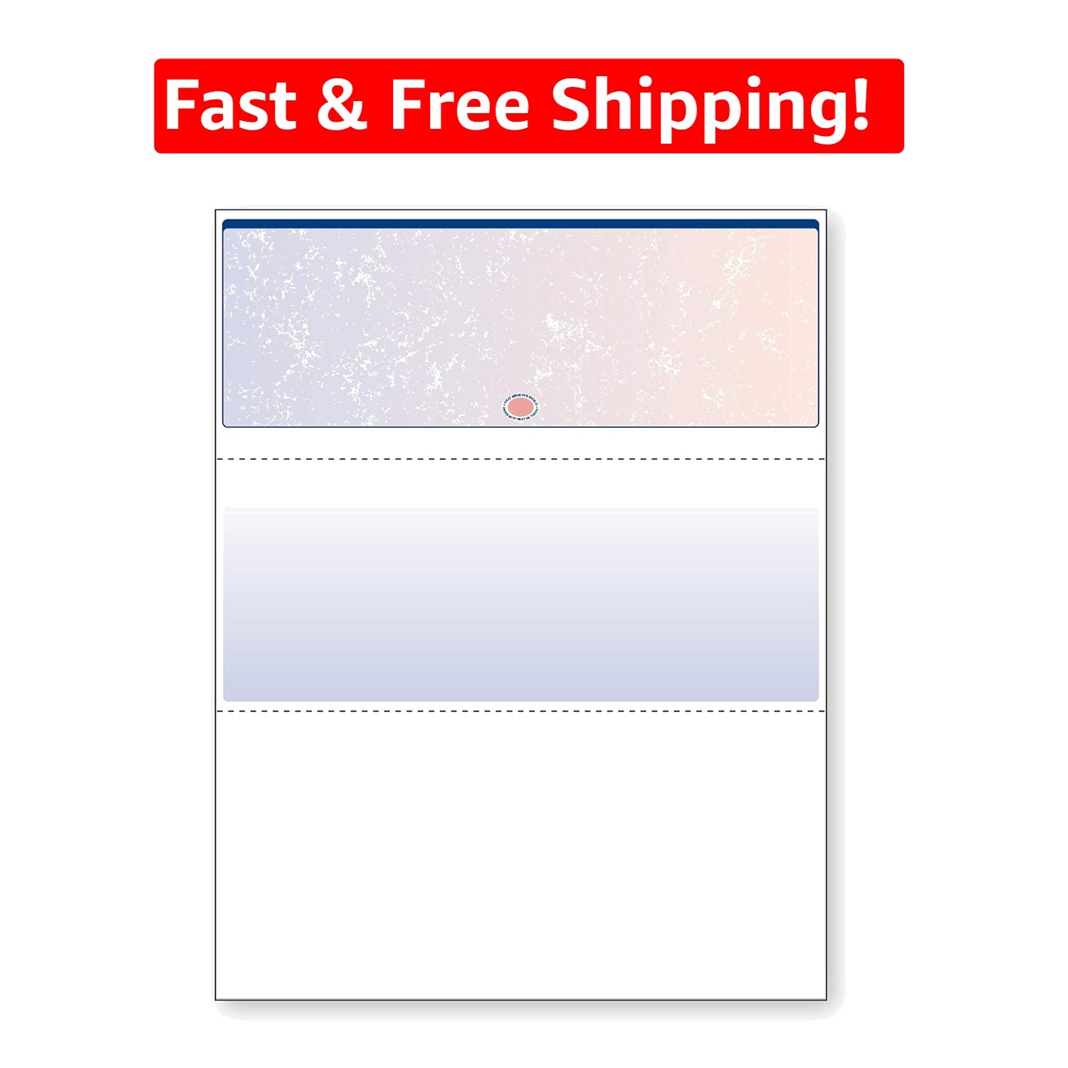 Secure and Eco-Friendly Blank Business Check Paper – 500 Sheets – Biodegradable
