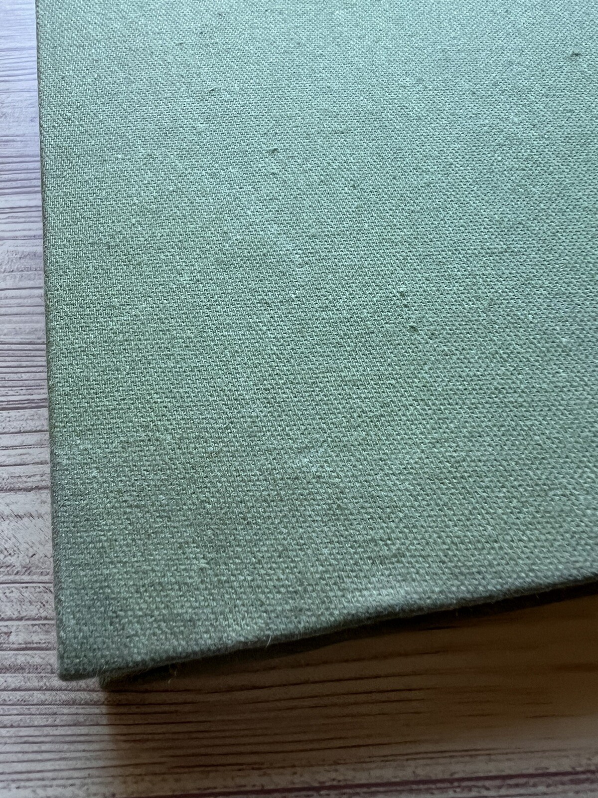 Record Book Green Fabric Hardcover Lined # Pages VTG NOS Office Supplies (B17)