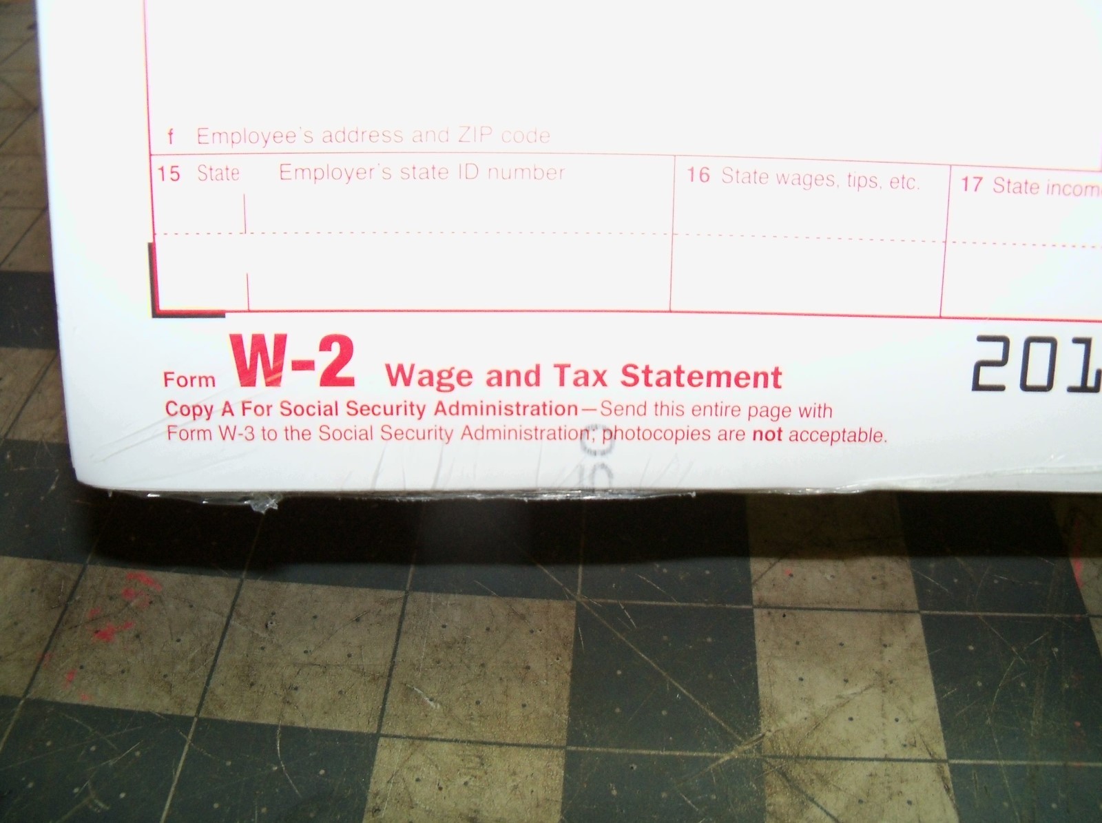 50 Count Pack of Staples 2017 IRS Tax W-2 6-Part Form Sets Brand New PC / Mac W2