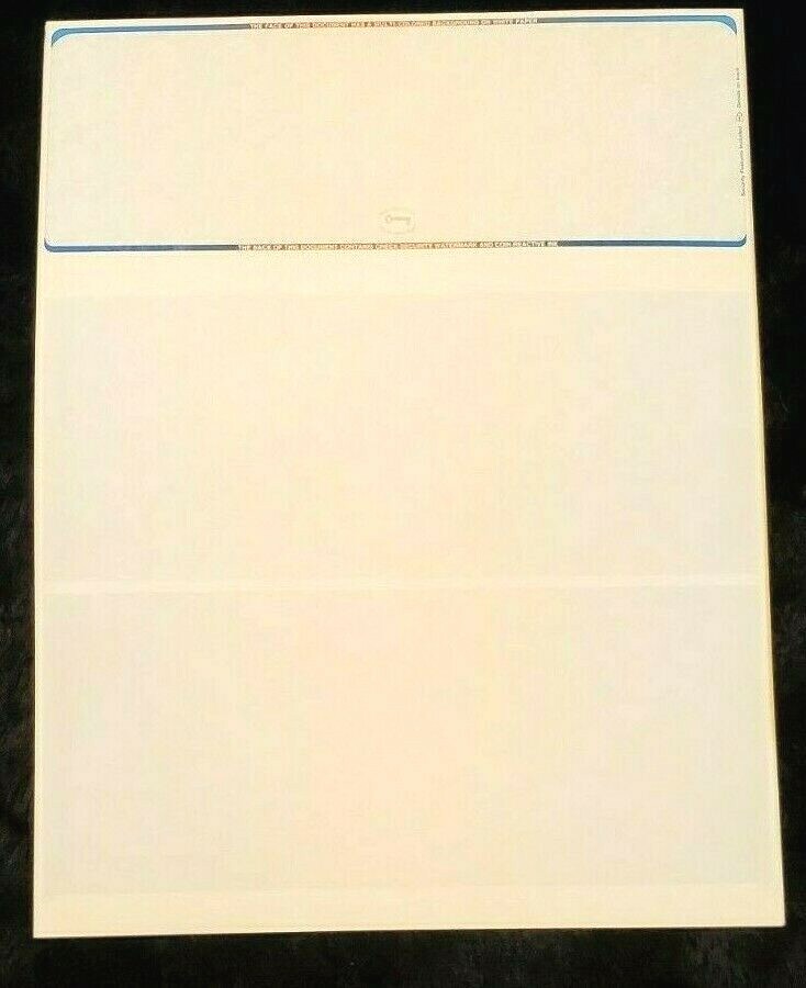 Versa Check Refills Classic Business Style 250 Blank Check / 3 Part page 1 Pack